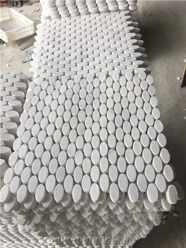 White Marble Mosaic Tiles
