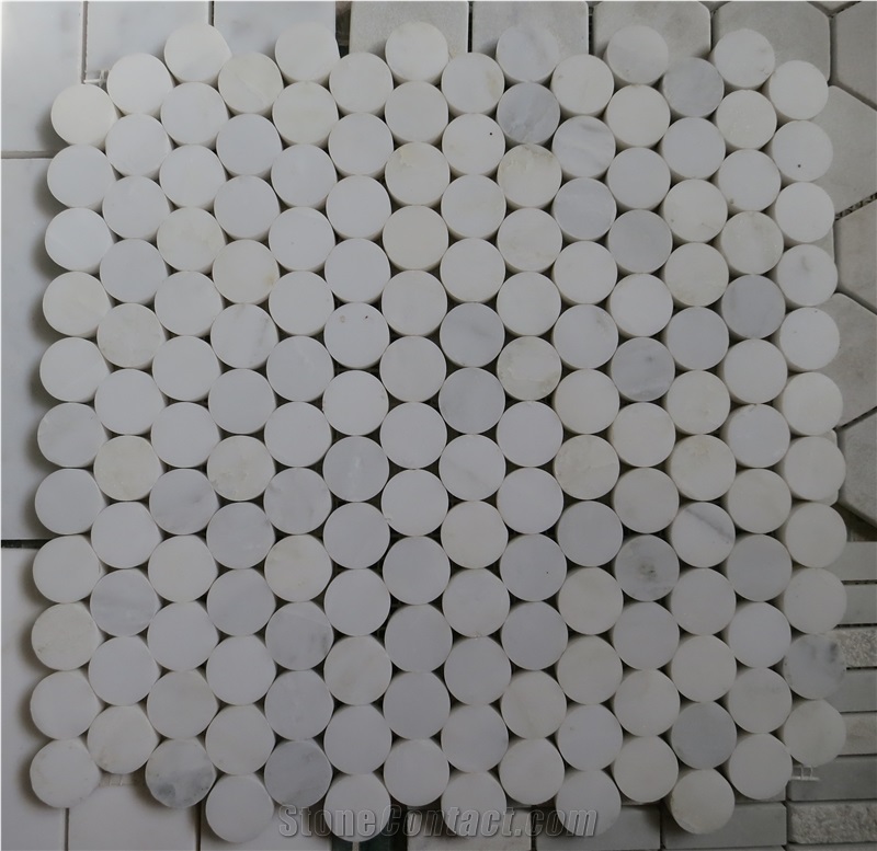 White Marble Mosaic Tiles