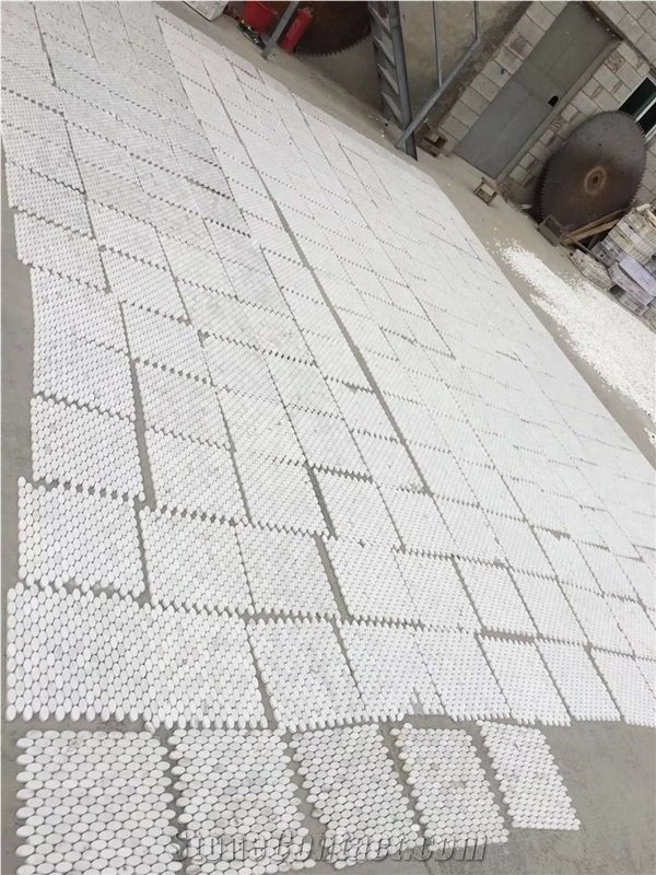 White Marble Mosaic Tiles