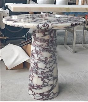 Calacatta Viola Marble Coffee Table For Living Room On Sale