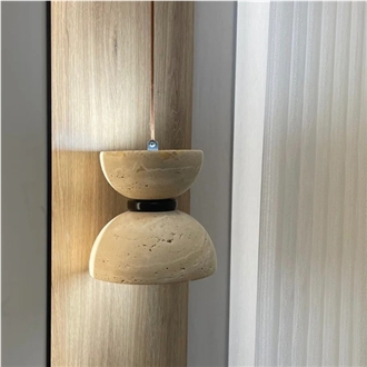 Travertine Stone Pendant Light Home Decor Products