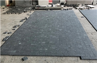 Black Porphyry Pavers Pattern Paving Stone