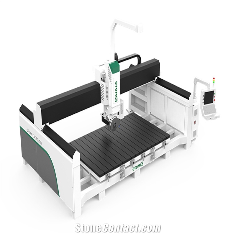 Infrared 4 Axis CNC Marble And Granite Bridge Saw Machine