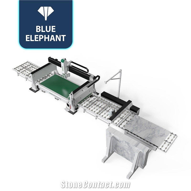 Latest 5 Axis CNC Marble Stone Bridge Saw Machine Assembly Line