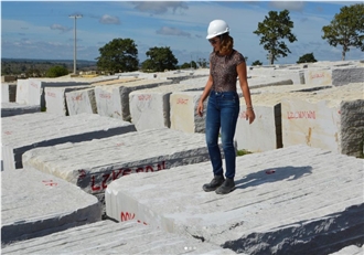 Branco Caravelas Granite - Bianco Regina Granite Blocks