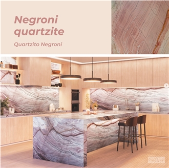Negroni Quartzite Kitchen Countertops