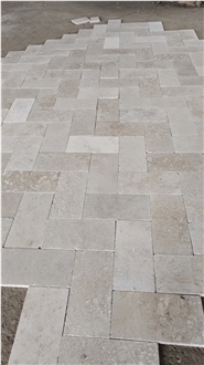 Porto Beige Limestone French Pattern