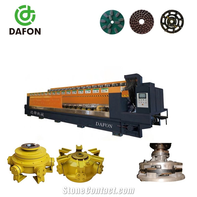 12 Heads Frankfurt Abrasive Head Marble Slab Polishing Machine