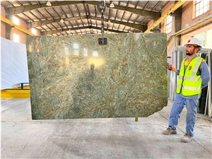 Iran Green Granite Slabs - HYRCANIAN Verde Fantastico Granite
