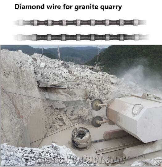 11.5Mm Great Performance Of Diamond Wire Saw For Quarry