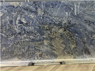 Brazil Azul Bahia Granite Luxury Stone Tiles For Wall