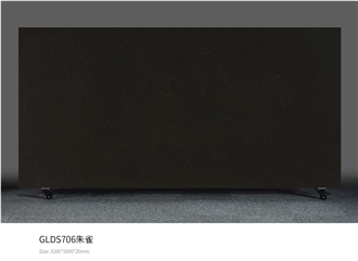 Deep Black Marble Texture Engineering Quartz Slabs