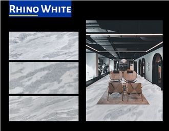 Rhino White Marble Polished And Honed Slabs And Tiles