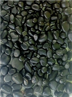 Natural Marble Polished Green Pebbles