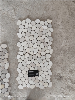 Sliced Pebble Mosaic Tiles