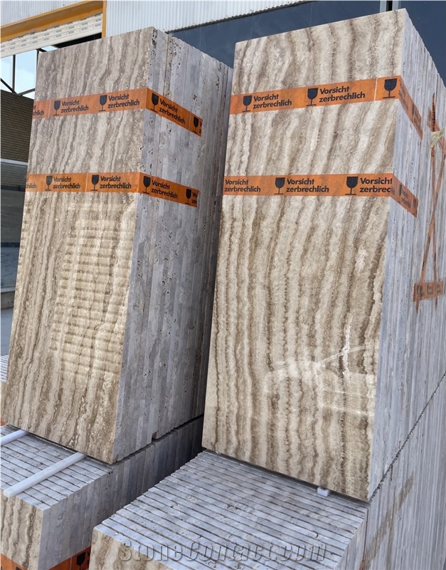 Wavy Travertine Tiles