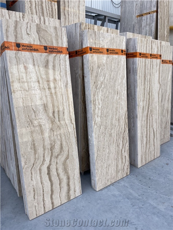 Wavy Travertine Tiles