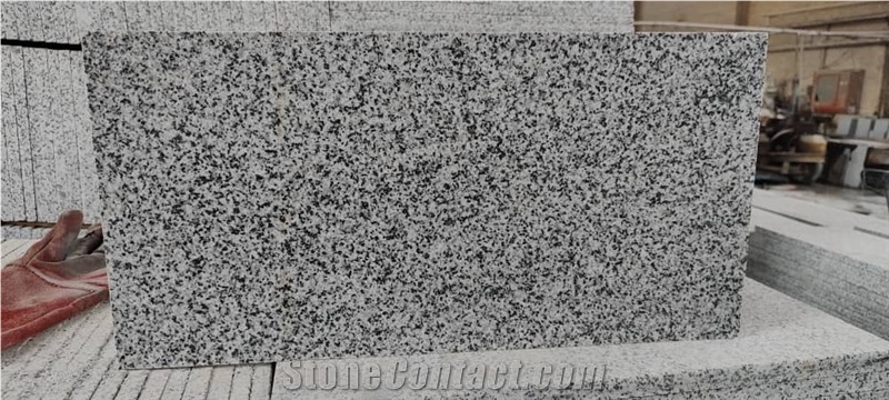 White Natanz Granite Tiles