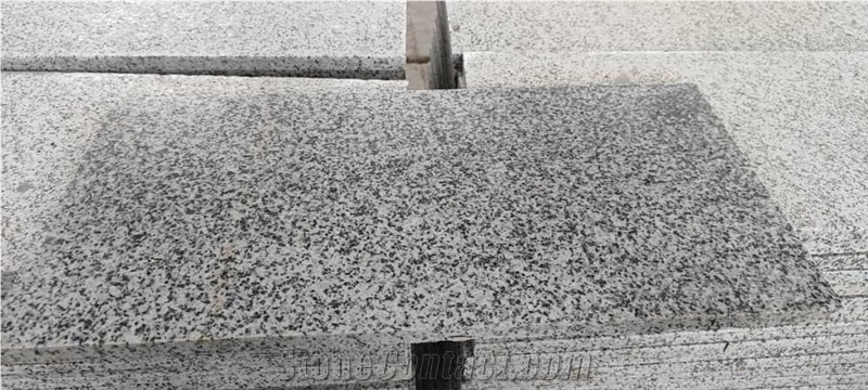 White Natanz Granite Tiles