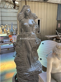 Natural Stone Angel For Outdoor Sculpture