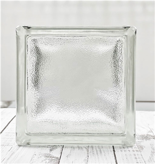 145 Glass Brick-Frosted Cloud Pattern Bricks