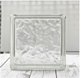 145 Glass Brick-Ice Shadow Pattern Bricks