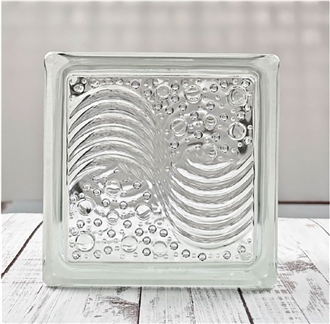 145 Glass Brick-Water Ripple Bricks