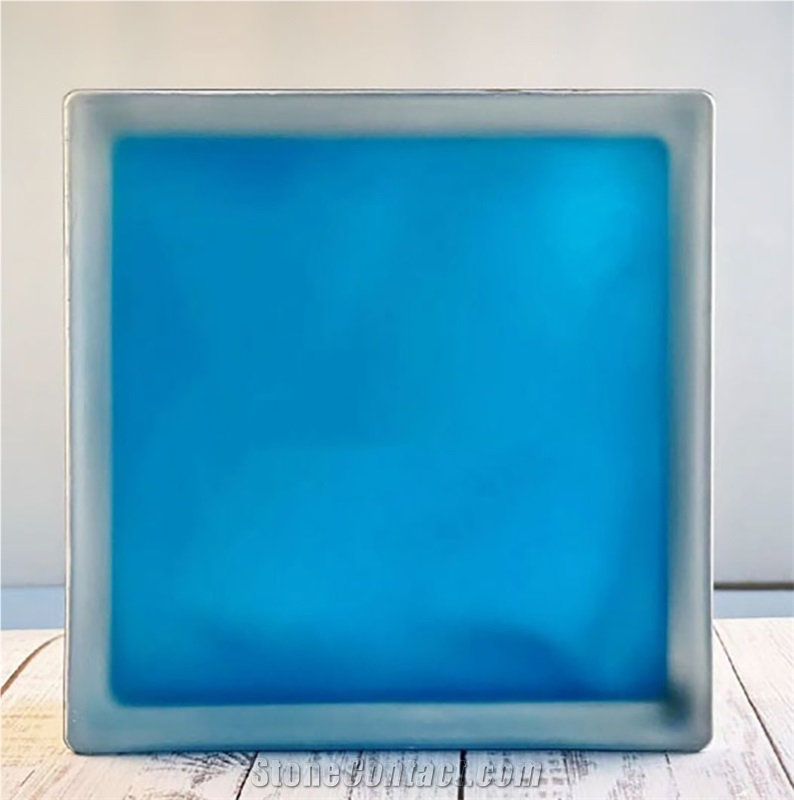 Colored Hollow Bricks-Sour Blue Mist