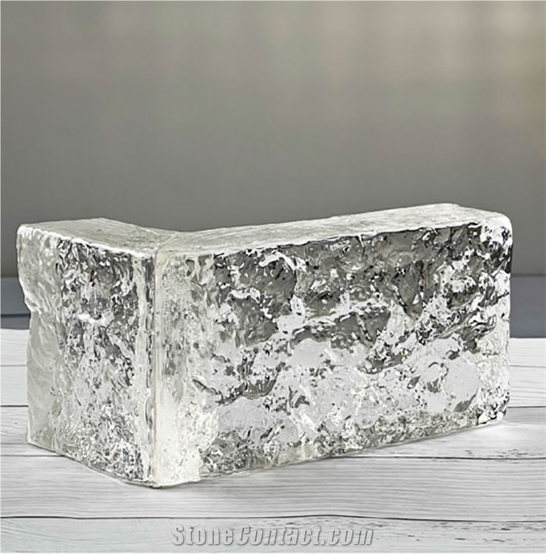 Glass Brick-Corner Solid Bricks
