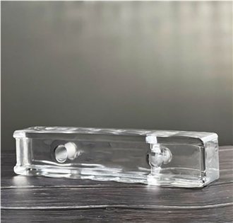 Glass Brick-Water Strip Patterned Perforated Bricks