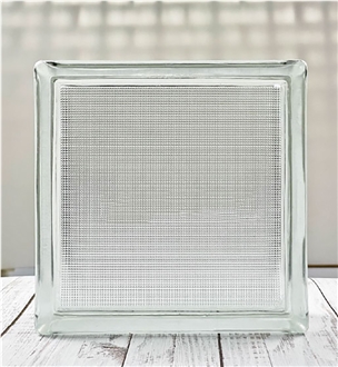 Hollow Glass Brick-GRAIN LINE Building Ornaments