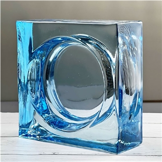 Light Blue Glass Bricks