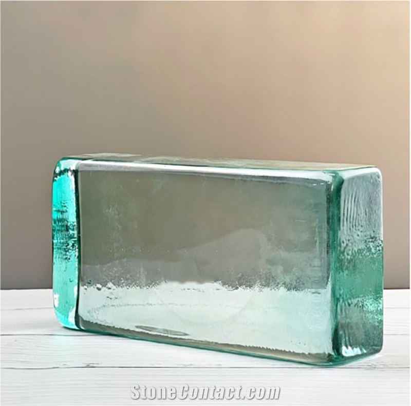 Light Green Solid Glass Bricks