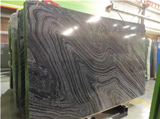 Black Wood Vein Marble Slabs