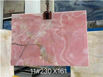 Pure Pink Onyx Slabs