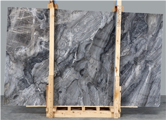 Cascata Grey Polished Marble Slabs