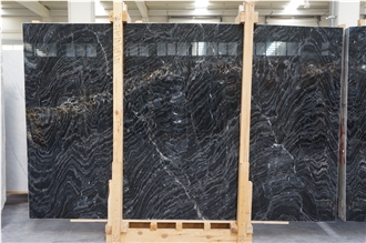 Fusion Black Marble Slabs