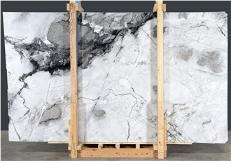 Invisible Grey Marble Slabs
