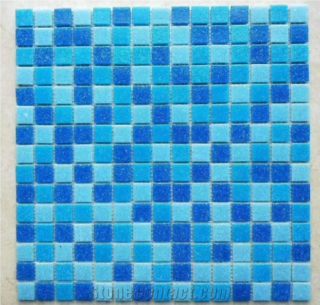 Hot Sale Crystal Glass Mosaic Tiles For Swimming Pool