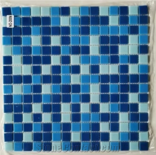 Hot Sale Crystal Glass Mosaic Tiles For Swimming Pool