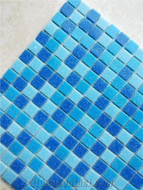 Hot Sale Crystal Glass Mosaic Tiles For Swimming Pool