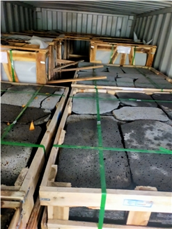 Lavastone With Holes For Paving Flagstone
