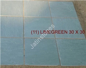 Lime Green Limestone Tiles