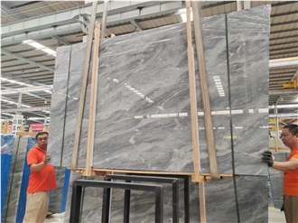 Elegant Space Gray Marble Luxury Modern Design Slabs Tiles