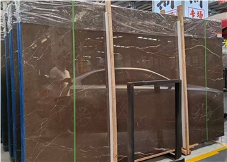 ES Hot Sale Chinese Golden Brown Marble Slabs