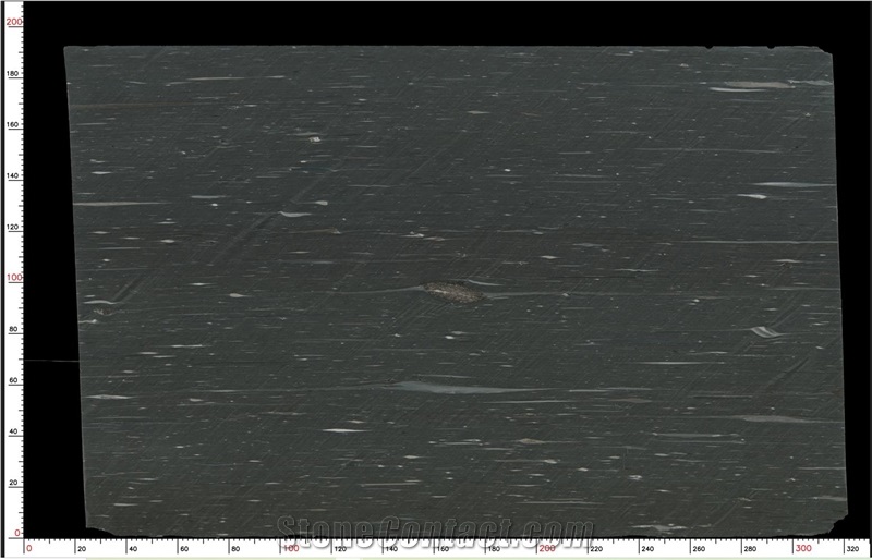 Black Silk Granite Slab
