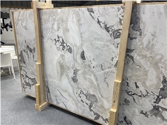 Dover White Marble Polished Slabs