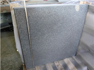 Swan Black Granite Tiles Flamed Finished For Outdoor