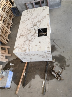 5050 Calacatta Borghini Quartz Countertops Kitchen Bar Tops