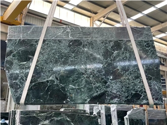 GOLDTOP Green Verde Alpi Marble Slab For Wall Tiles